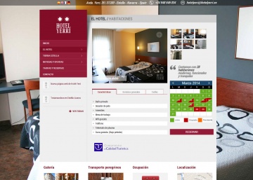 Nueva página web de Hotel Yerri
